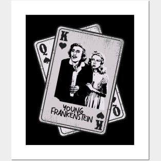 Retro Young Frankenstein Card Style Posters and Art